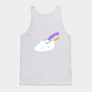 Best Friends Rainbow Cloud Hug Tank Top